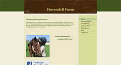 Desktop Screenshot of havendellfarm.com